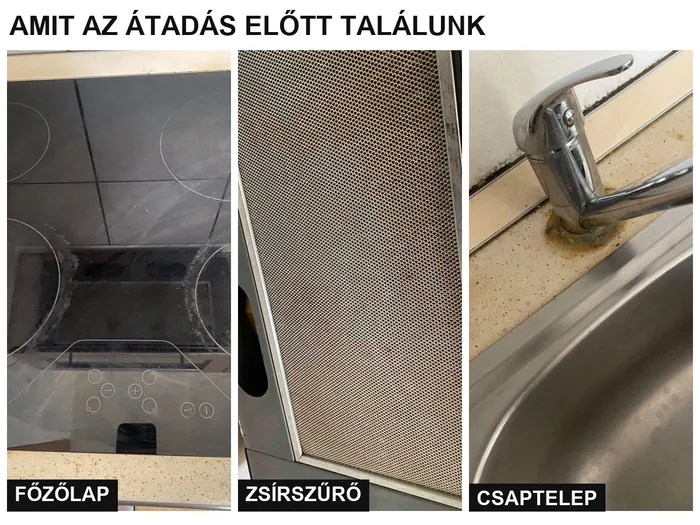 Dokumentált takarítási hibák egy budapesti bérlemény átadásakor
